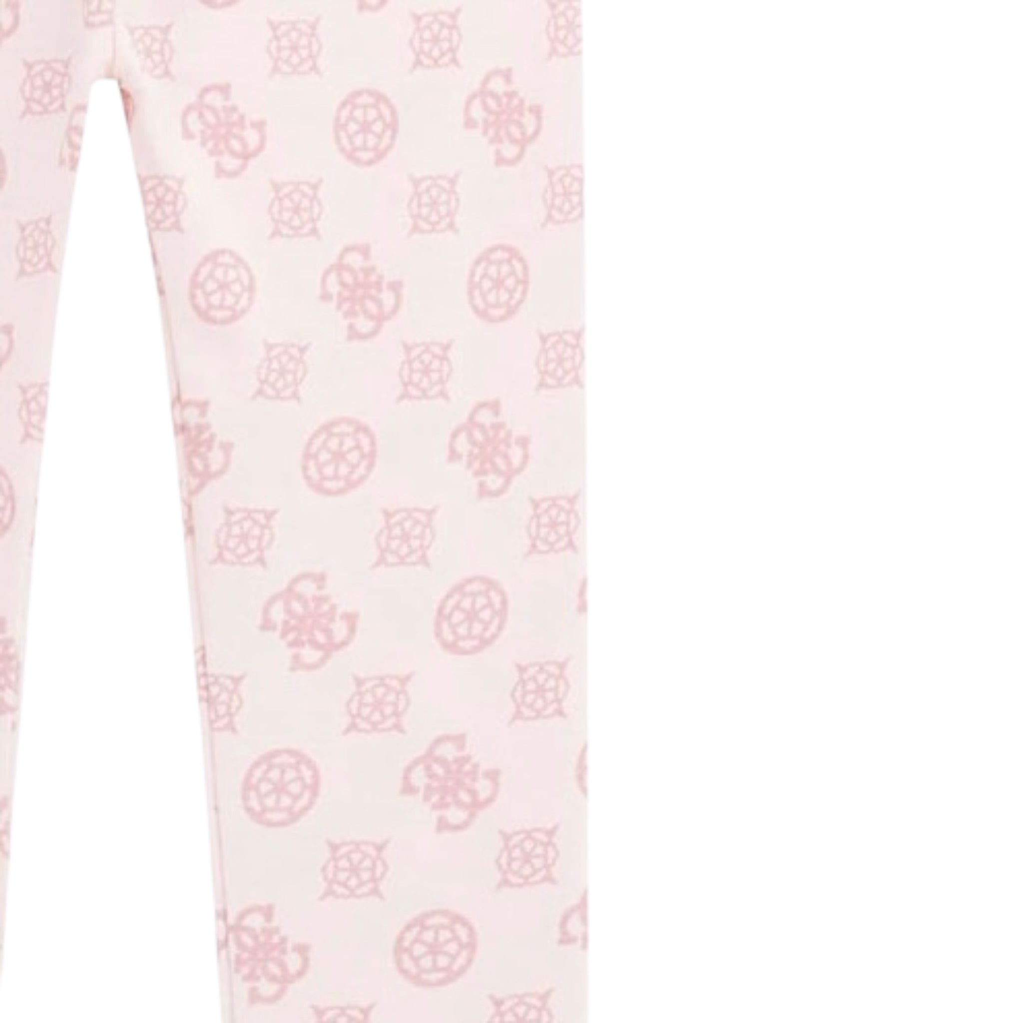 Guess Leggins tinta unita con Stampa Rosa per Neonata K5BB06J1314 ROSA GUESS 