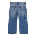 Guess Jeans tinta unita con Tasconi Blu per Bambina K5YA00D5FL0 BLU GUESS 