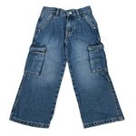 Guess Jeans tinta unita con Tasconi Blu per Bambina K5YA00D5FL0XX BLU GUESS 