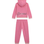 Guess Completo 2Pz Felpa-Pantalone tinta unita Rosa per Bambina K5YG00KA6R4 ROSA GUESS 