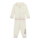 Guess Completo 2Pz Felpa-Pantalone tinta unita Panna per Bambina K5YG00KA6R4X PANNA GUESS 
