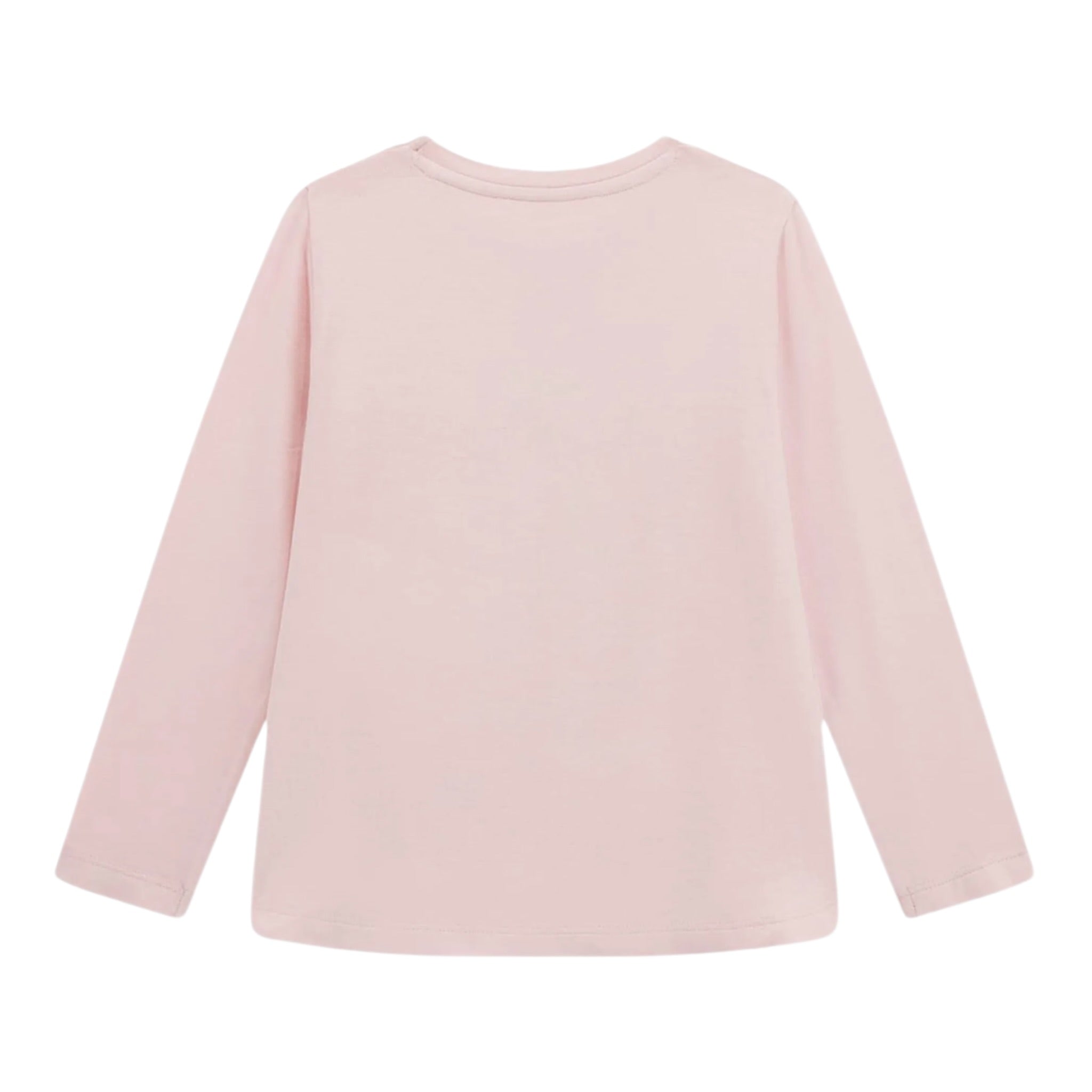 Guess Shirt Girocollo tinta unita con Paillettes Rosa per Neonata K5YI26KAPO0NX ROSA GUESS 