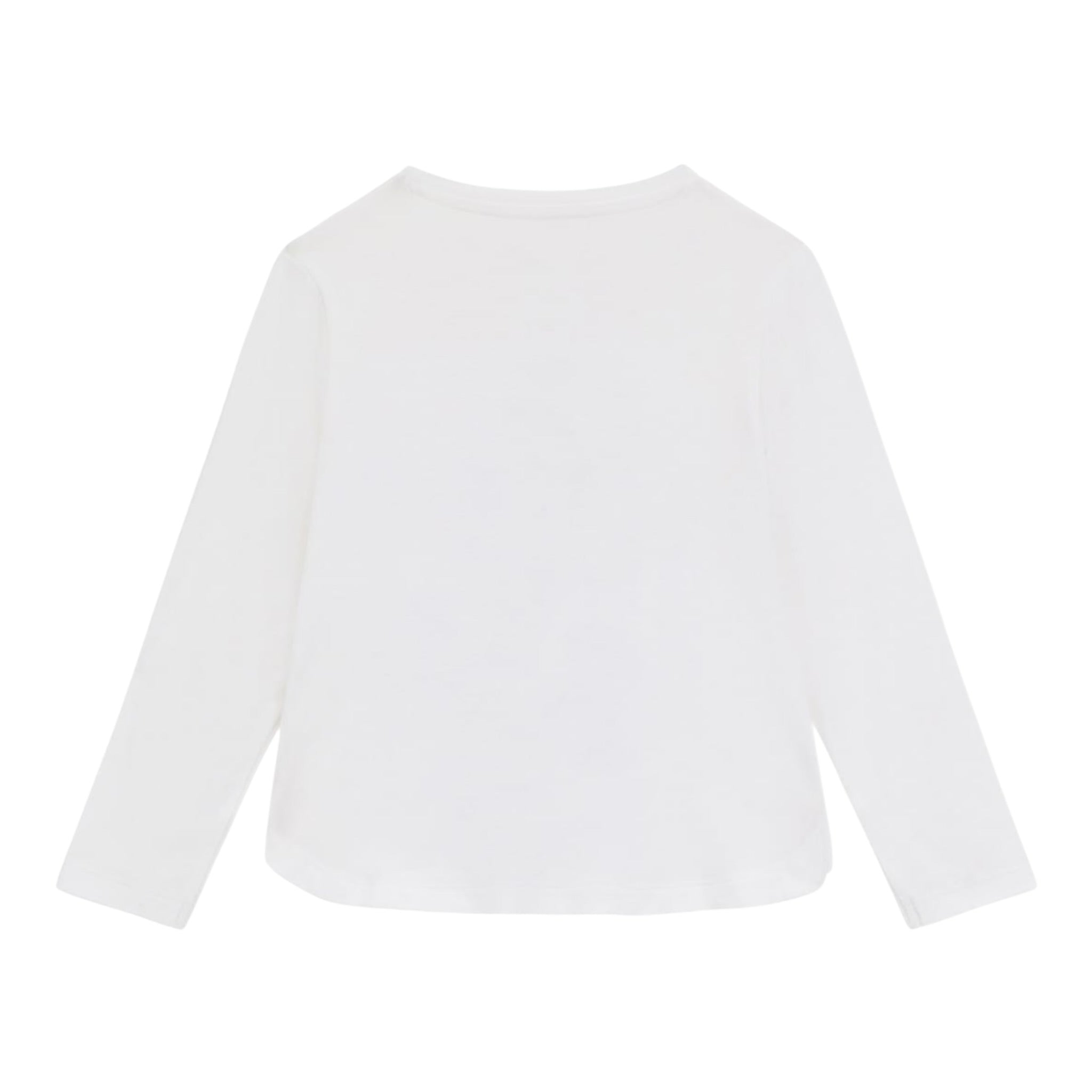 Guess Shirt Girocollo tinta unita con Paillettes Panna per Neonata K5YI26KAPO0XXN PANNA GUESS 