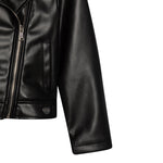 Guess Giubbino tinta unita In Ecopelle Nero per Bambino K5YL00WAFL00J NERO GUESS 
