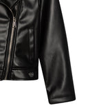 Guess Giubbino tinta unita In Ecopelle Nero per Bambino K5YL00WAFL00J NERO GUESS 