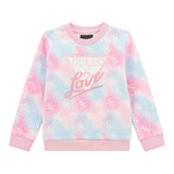 Guess Felpa Chiusa Girocollo tinta unita Stampa Fantasia Multicolor per Neonata K5YQ02KA6R4X MULTICOLOR GUESS 
