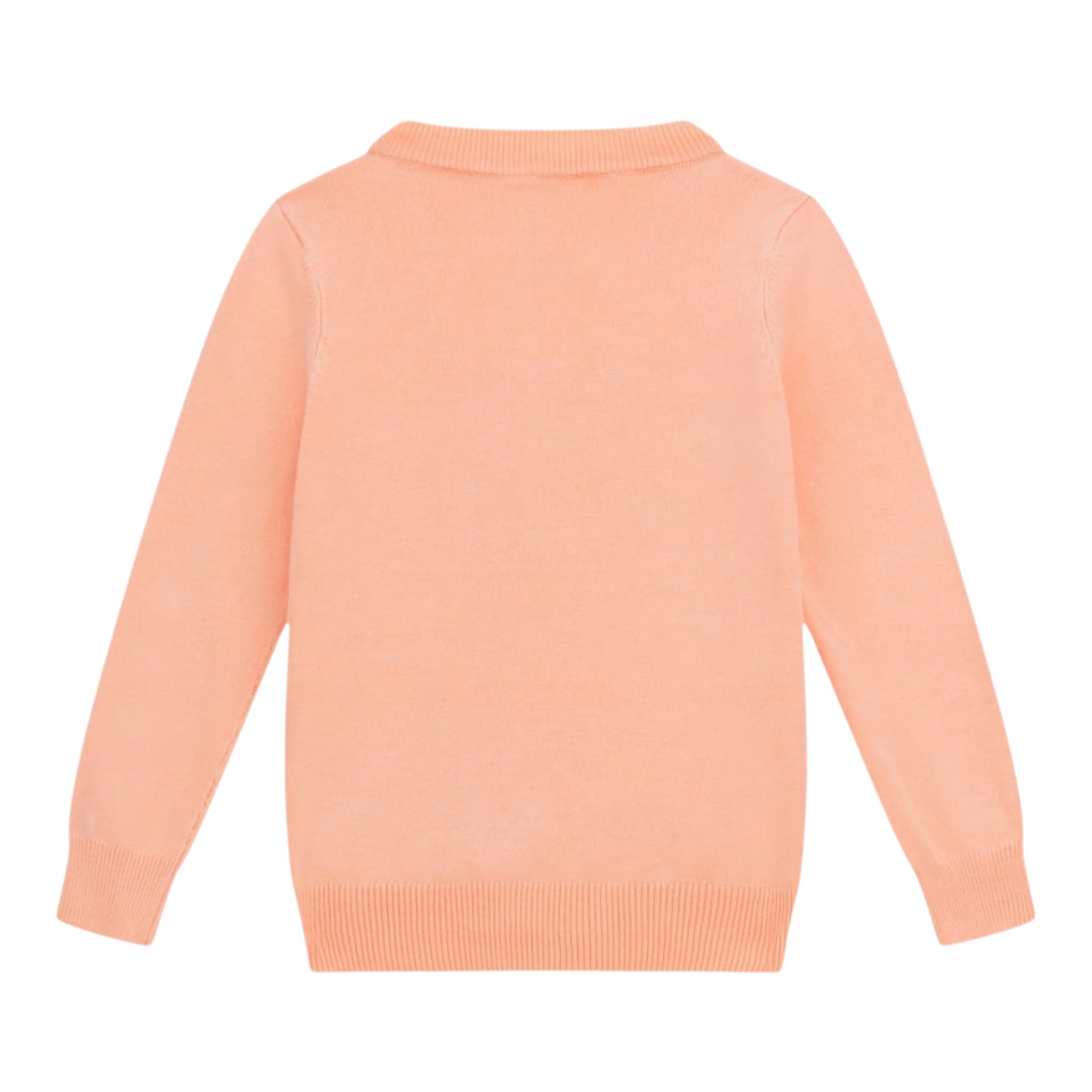 Guess Maglia Girocollo tinta unita con Paillettes Pesca per Bambina K5YR08Z2NQ2J PESCA GUESS 