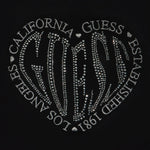 Guess Maglia Girocollo tinta unita con Paillettes Nero per Bambina K5YR08Z2NQ2X NERO GUESS 