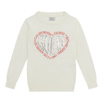 Guess Maglia Girocollo tinta unita con Paillettes Panna per Neonata K5YR08Z2NQ2XN PANNA GUESS 
