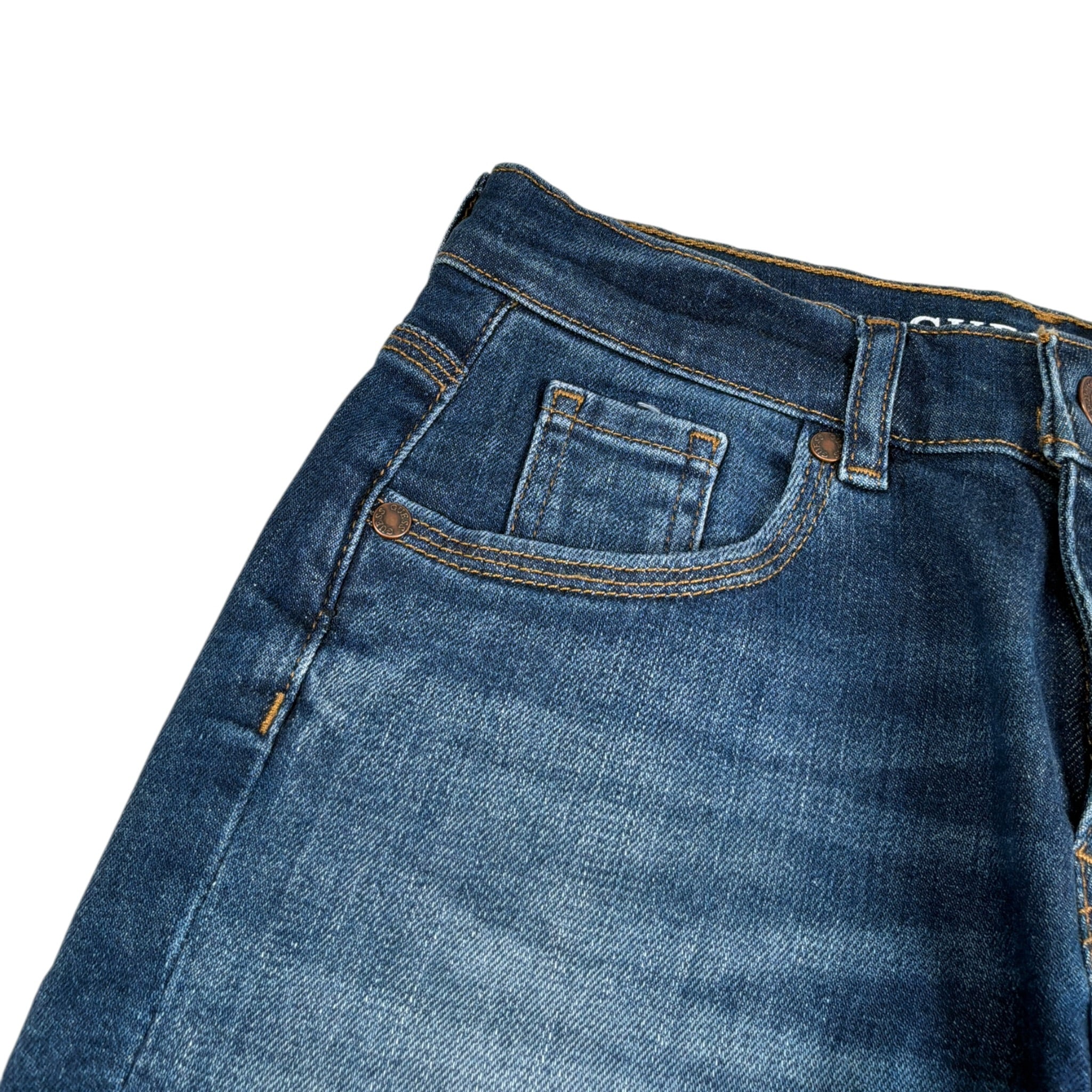Guess Jeans tinta unita con Girovita Regolabile Blu per Bambino L3BA18D4GV0 BLU GUESS 