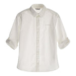 Guess Camicia tinta unita con Logo Bianco per Bambino L3YH04WE5W0 BIANCO GUESS 