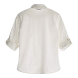 Guess Camicia tinta unita con Logo Bianco per Bambino L3YH04WE5W0 BIANCO GUESS 