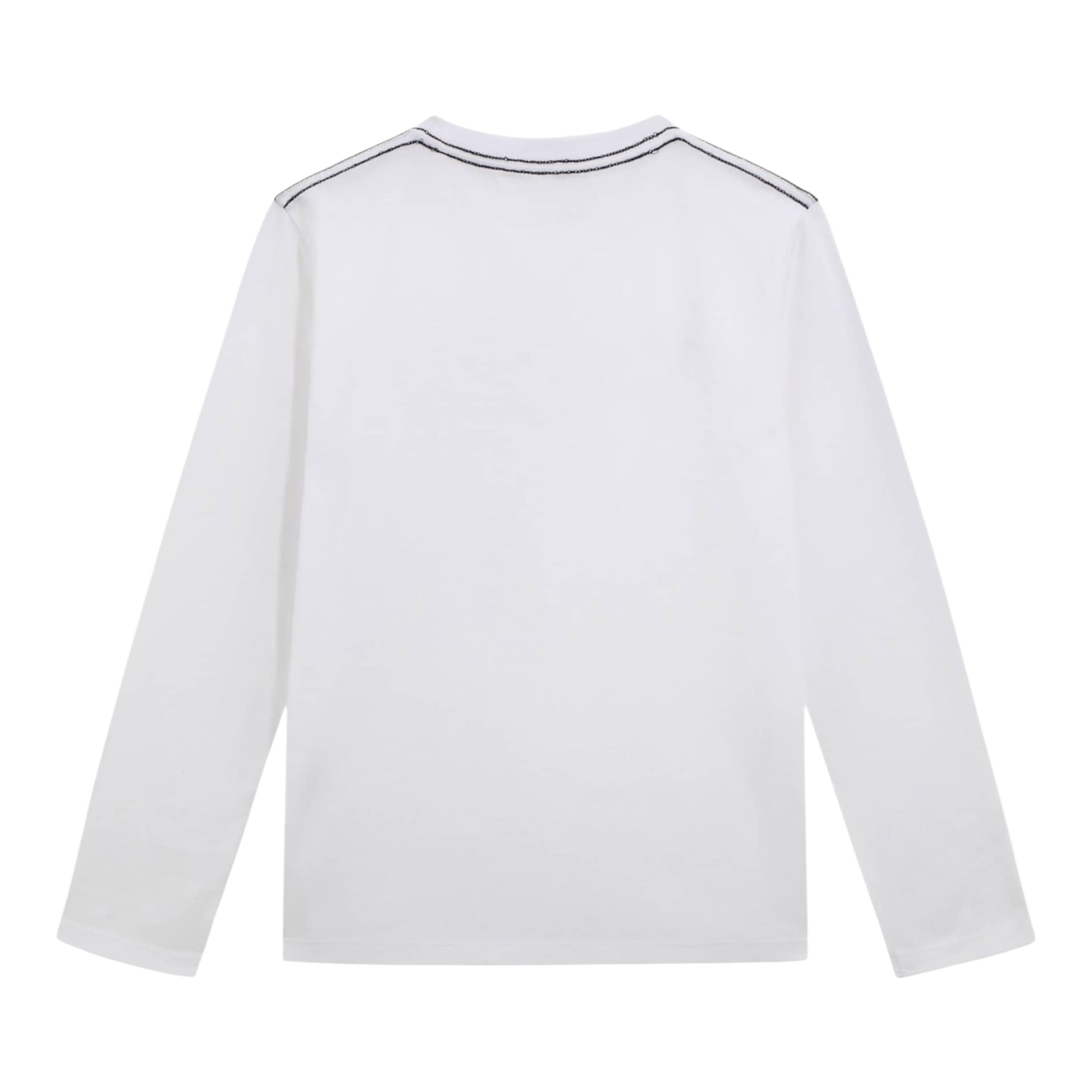 Guess Shirt tinta unita con Stampa Bianco per Bambino L5BI04I3Z14X BIANCO GUESS 