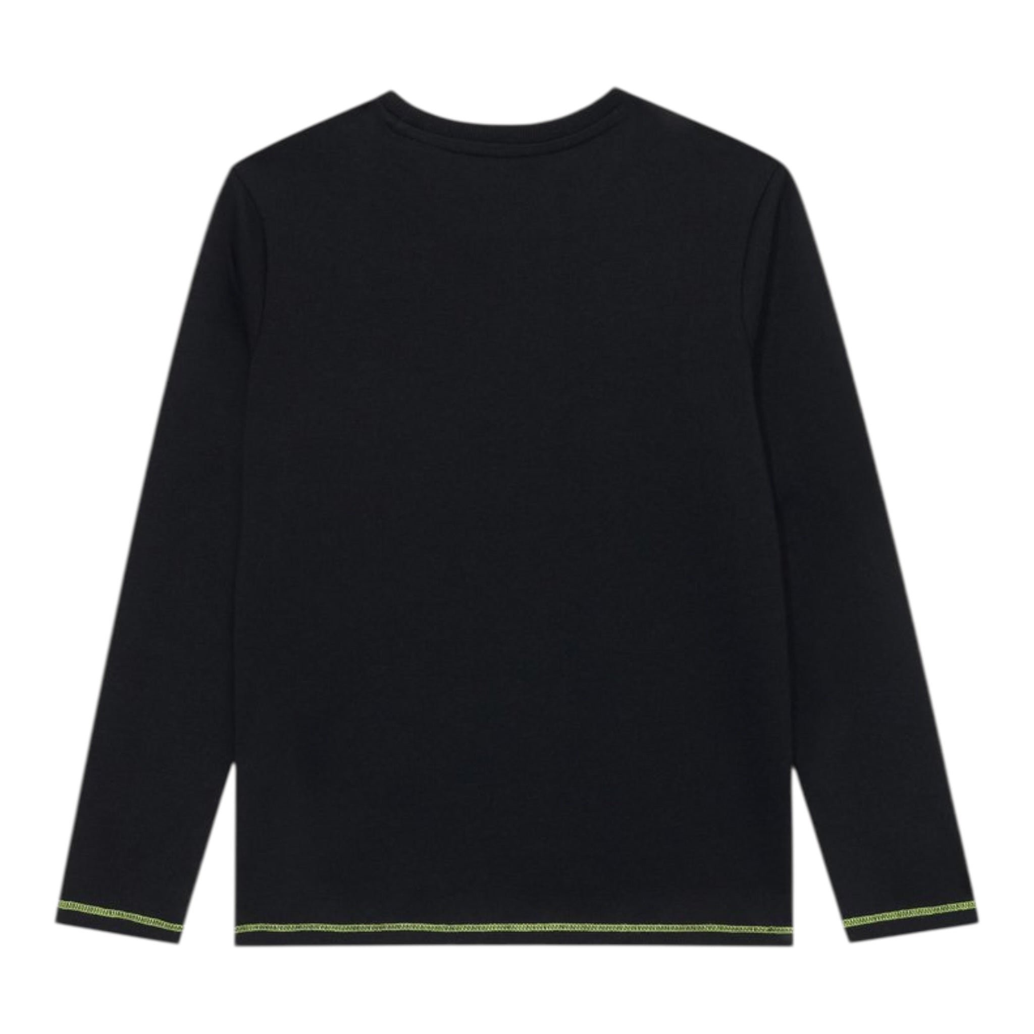 Guess Shirt Girocollo tinta unita con Stampa Nero per Bambino L5YI02K8HM4 NERO GUESS 