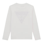 Guess Shirt Tinta Uinita con Stampa Bianco per Bambino L5YI06K8HM4 BIANCO GUESS 