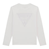 Guess Shirt Tinta Uinita con Stampa Bianco per Bambino L5YI06K8HM4 BIANCO GUESS 
