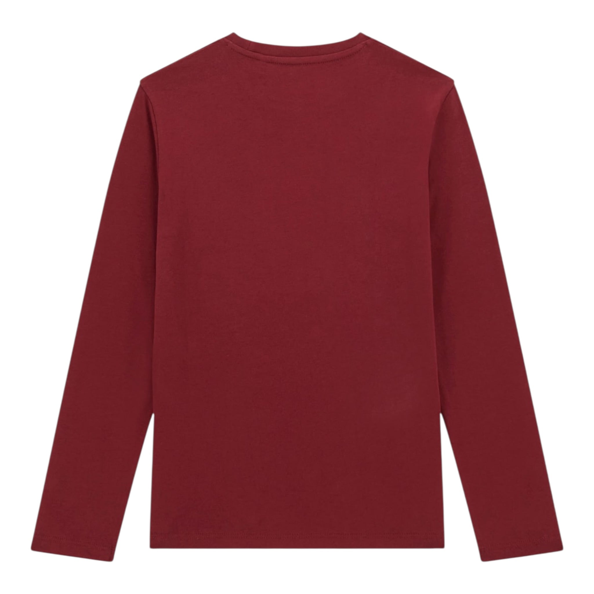 Guess Shirt tinta unita Girocollo con Stampa Bordeaux per Bambino L5YI26K8HM4X BORDEAUX GUESS 