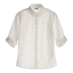Guess Camicia tinta unita con Stampa Bianco per Bambino N3YH04WE5W0 BIANCO GUESS 