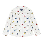 Guess Camicia tinta unita con Applicazioni Bianco per Bambino N4YH00WBHQ0 BIANCO GUESS 