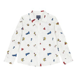Guess Camicia tinta unita con Applicazioni Bianco per Bambino N4YH00WBHQ0 BIANCO GUESS 