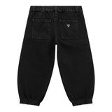 Guess Pantalone tinta unita con Elastico In Vita Nero per Bambino N5BA03D5JL0 NERO GUESS 