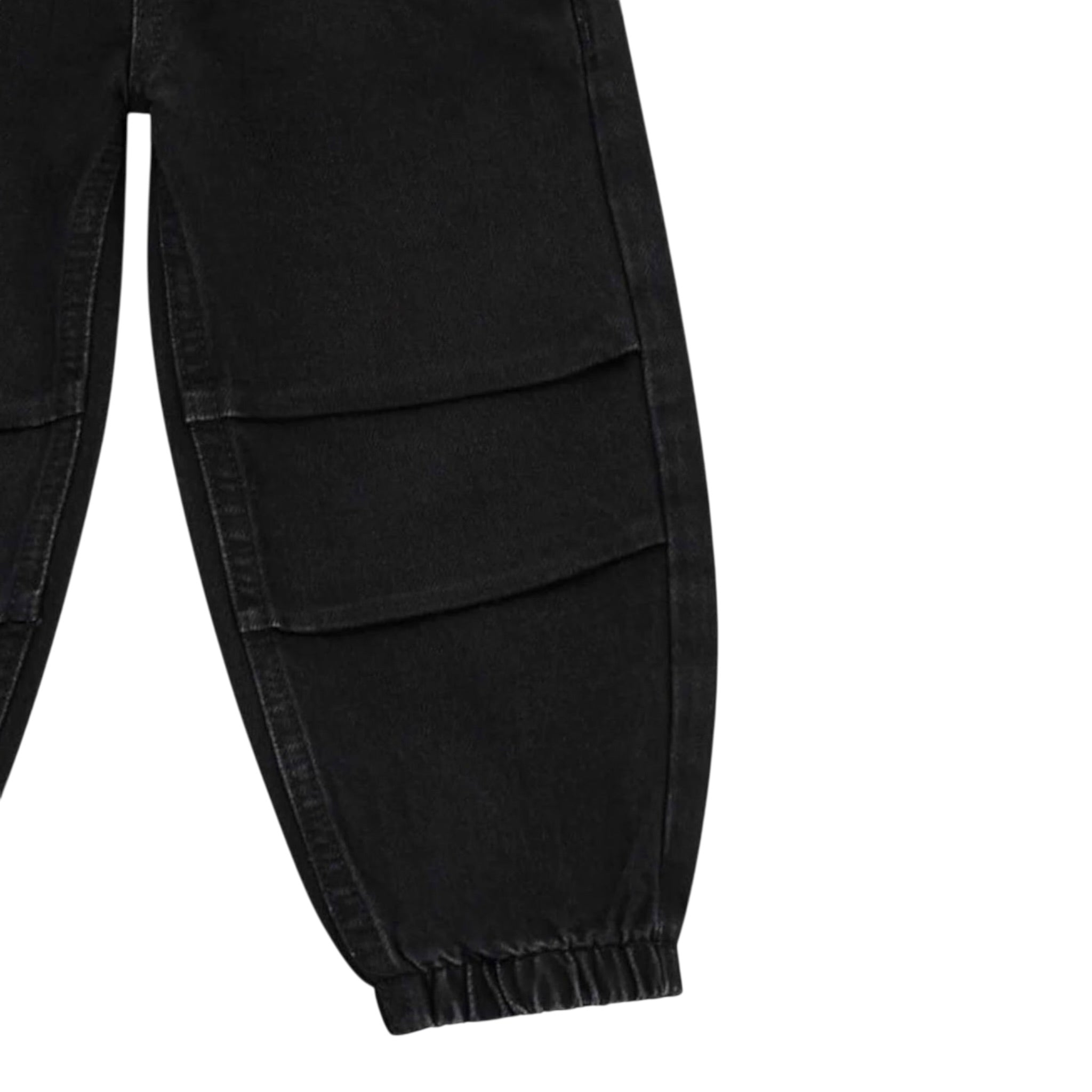 Guess Pantalone tinta unita con Elastico In Vita Nero per Bambino N5BA03D5JL0 NERO GUESS 