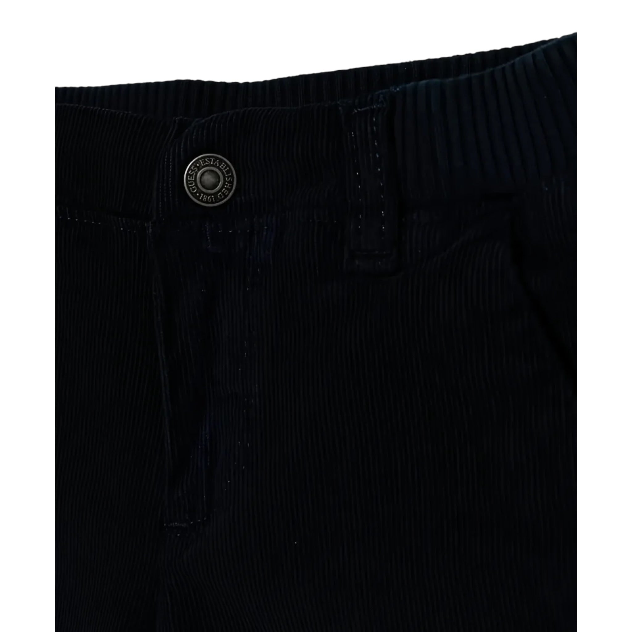Guess Pantalone tinta unita con Elastico In Vita Blu per Neonato N5BB00WI250XN BLU GUESS 