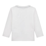 Guess Shirt tinta unita Girocollo con Stampa Bianco per Neonato N5BI04I3Z14 BIANCO GUESS 