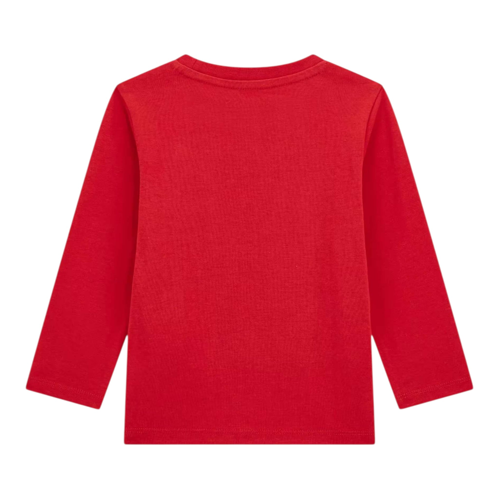 Guess Shirt tinta unita Girocollo con Stampa Rosso per Neonato N5BI04I3Z14 ROSSO GUESS 