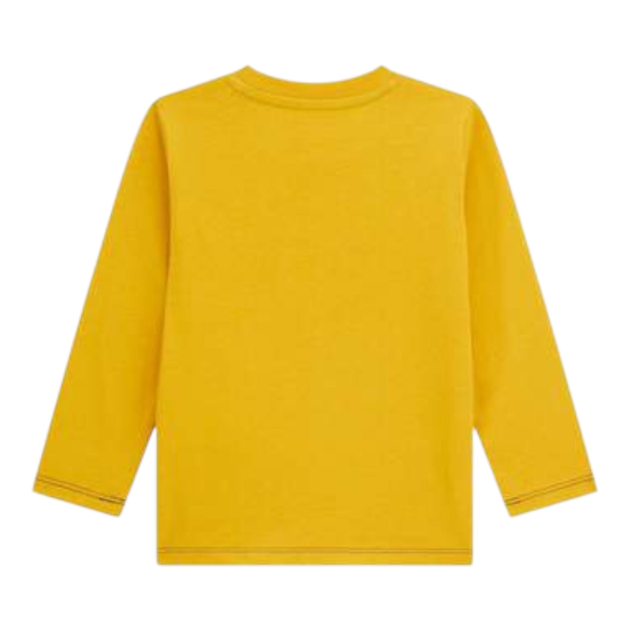 Guess Shirt tinta unita Girocollo con Stampa Giallo per Neonato N5BI11I3Z14 GIALLO GUESS 