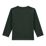 Guess Shirt tinta unita Girocollo con Stampa Verde per Bambino N5BI11I3Z14XXJ VERDE GUESS 