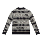 Guess Cardigan Bicolore con Loghi Bianco per Neonato N5BR06Z2BB0X BIANCO GUESS 