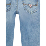 Guess Jeans tinta unita con Girovita Regolabile Azzurro per Neonata N5RA07D52Z0 AZZURRO GUESS 