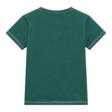 Guess T-Shirt tinta unita con Stampa Verde per Neonato N5RI02K8HM4N VERDE GUESS 
