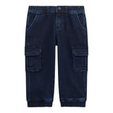 Guess Jeans tinta unita con Tasconi Blu per Bambino N5Y03KCY70 BLU GUESS 