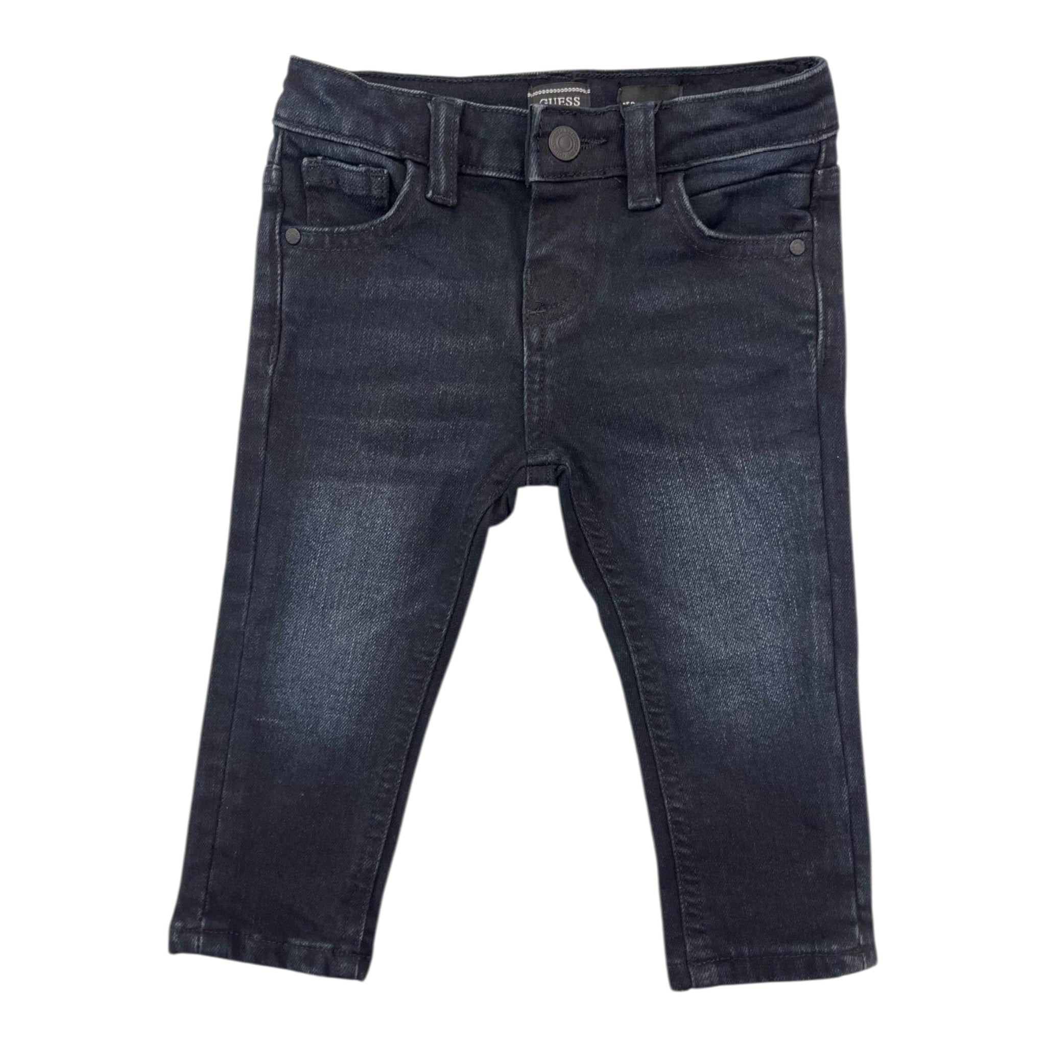 Guess Jeans tinta unita con Girovita Regolabile Blu per Neonato N5YA01D5QU0N BLU GUESS 