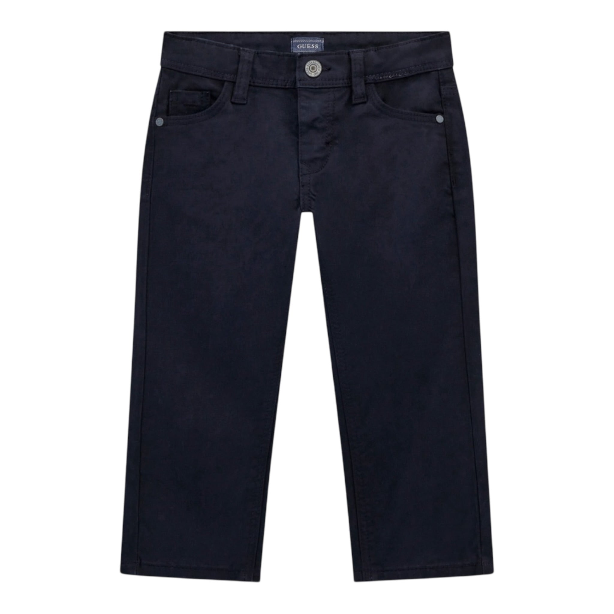 Guess Pantalone tinta unita con Girovita Regolabile Blu per Bambino N5YB01W0160 BLU GUESS 