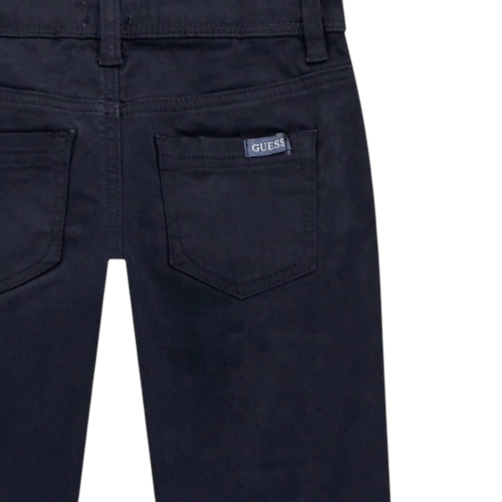 Guess Pantalone tinta unita con Girovita Regolabile Blu per Bambino N5YB01W0160 BLU GUESS 