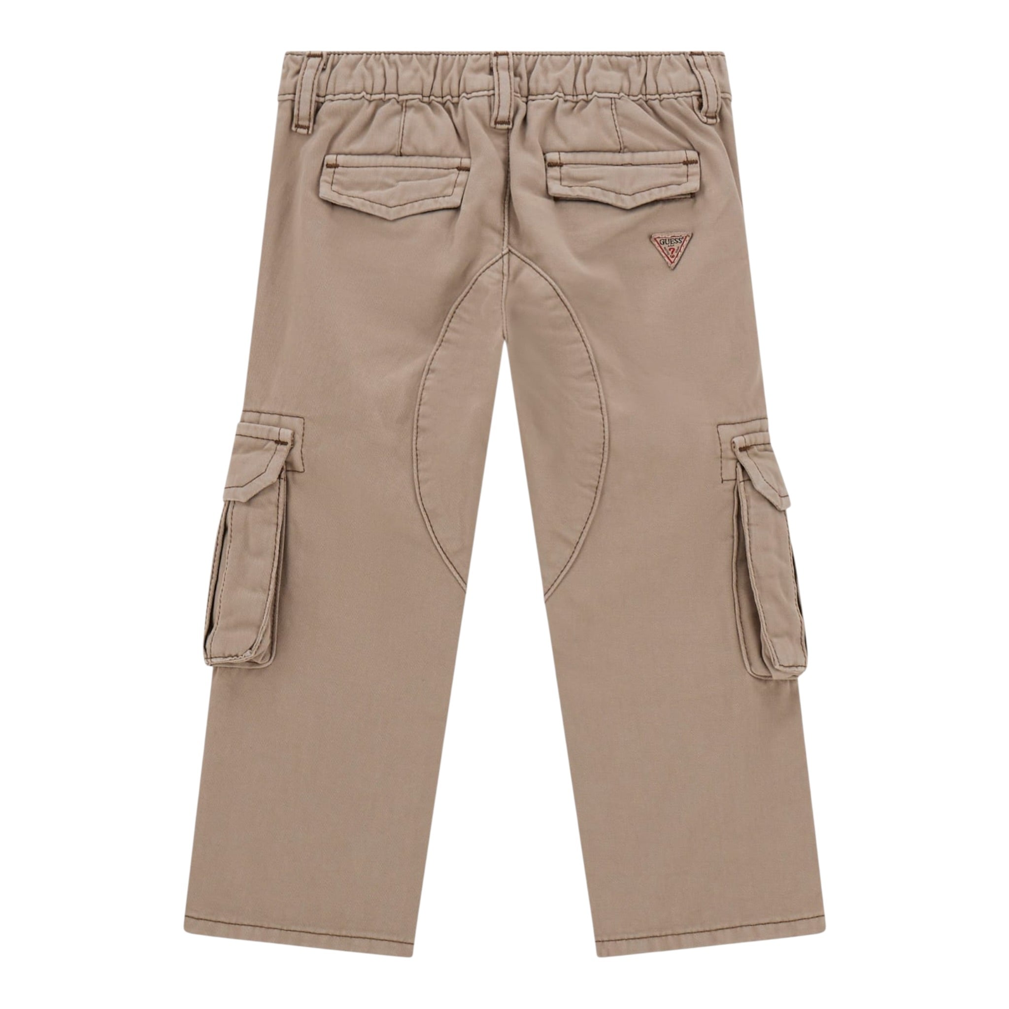 Guess Pantalone tinta unita con Tasconi Beige per Bambino N5YB02W0130 BEIGE GUESS 