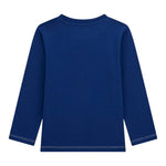 Guess Shirt tinta unita con Stampa Blu per Bambino N5YI13K8HM0XX BLU GUESS 