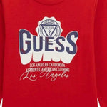 Guess Shirt tinta unita con Stampa Rosso per Neonato N5YI13K8HM0XXX ROSSO GUESS 