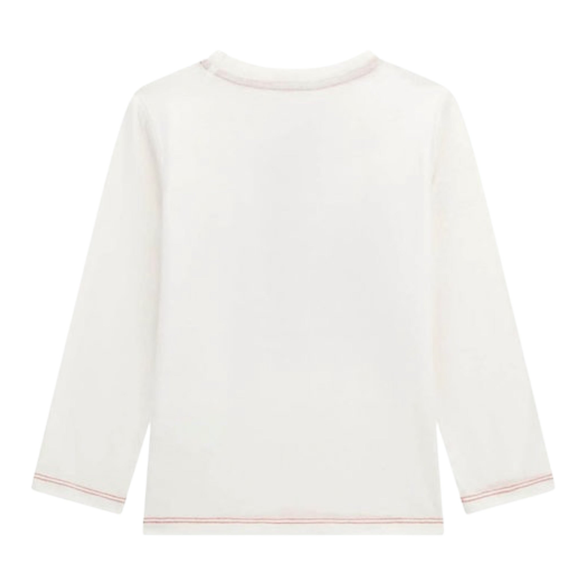 Guess Shirt tinta unita con Stampa Bianco per Neonato N5YI13K8HM0XXXX BIANCO GUESS 