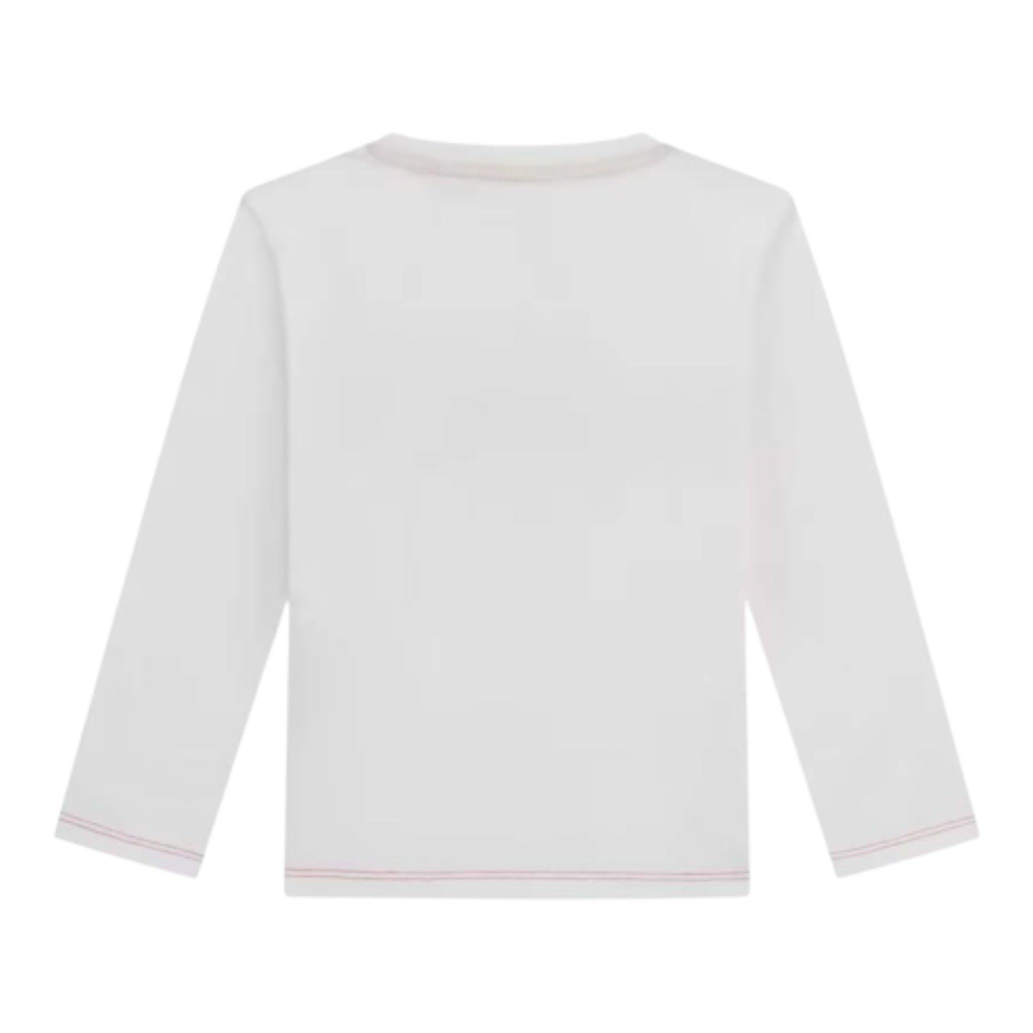 Guess Shirt tinta unita con Stampa Bianco per Neonato N5YI15K8HM4 BIANCO GUESS 