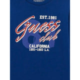 Guess Shirt tinta unita con Stampa Blu per Neonato N5YI15K8HM4XN BLU GUESS 