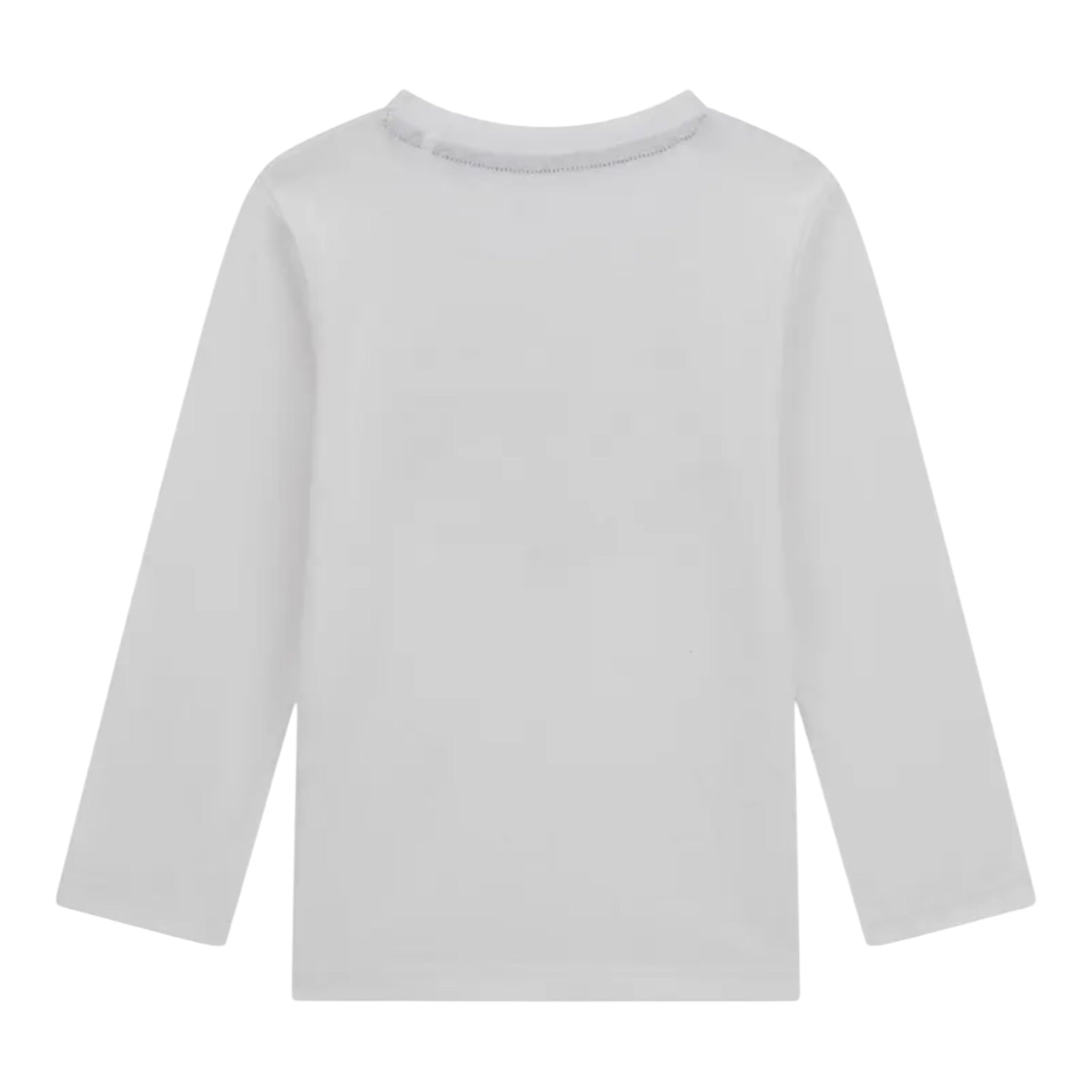 Guess Shirt tinta unita con Stampa Bianco per Neonato N5YI21K8HM4 BIANCO GUESS 