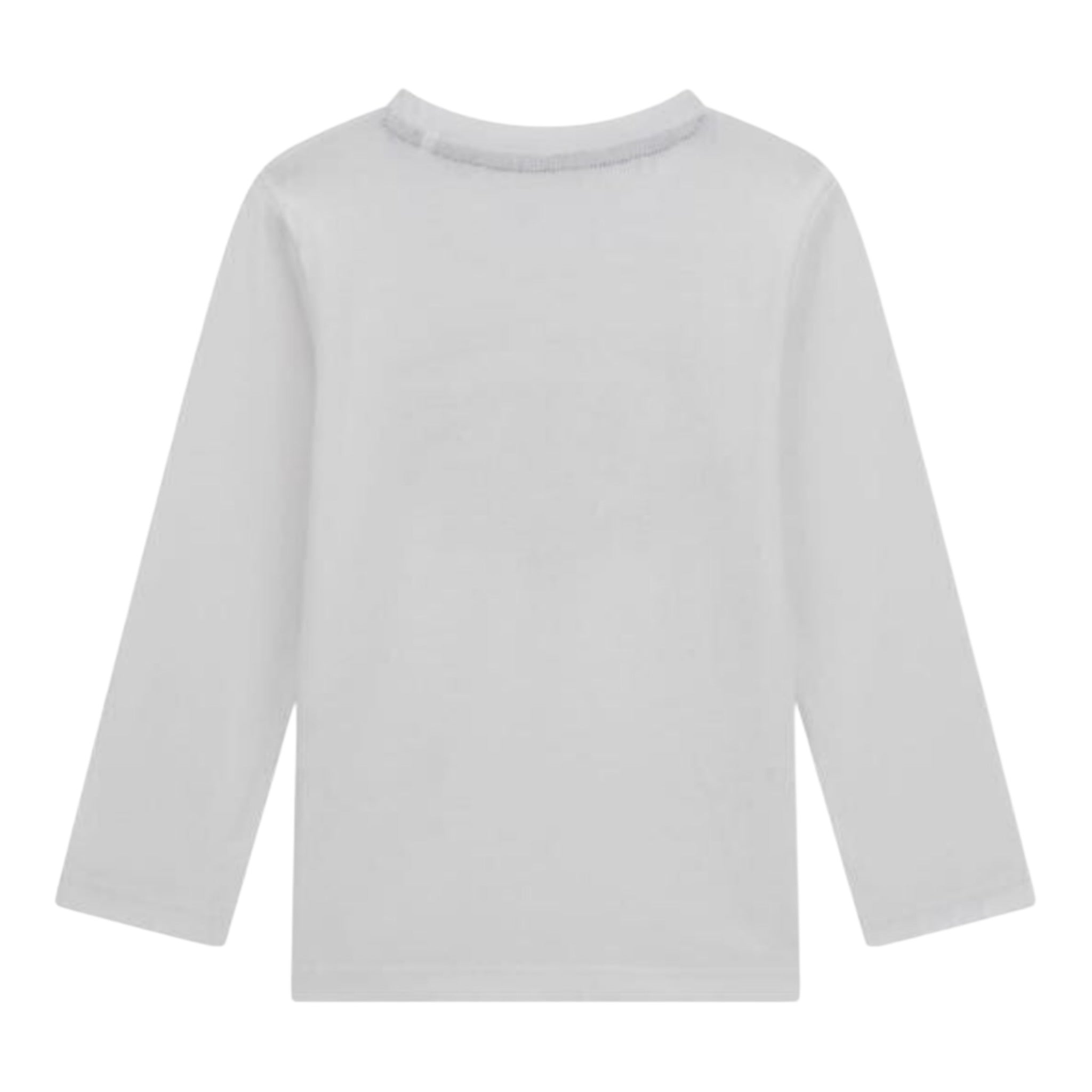 Guess Shirt tinta unita con Stampa Bianco per Neonato N5YI21K8HM4X BIANCO GUESS 