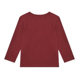 Guess Shirt tinta unita Girocollo con Stampa Bordeaux per Bambino N5YI23K8HM4XX BORDEAUX GUESS 