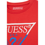 Guess Shirt tinta unita con Logo Rosso per Neonato N5YI24K8HM4X ROSSO GUESS 