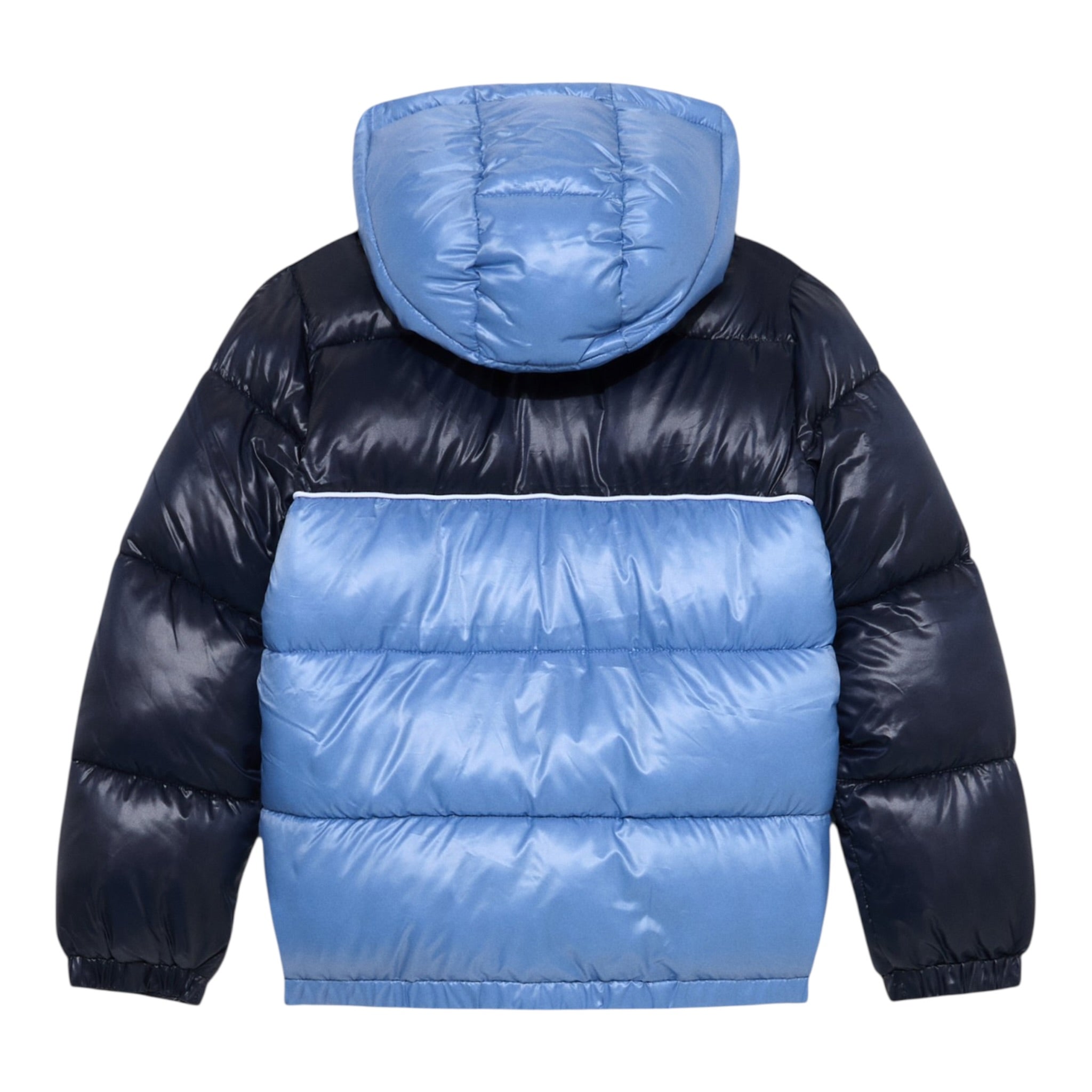 Guess Giubbino Bicolore con Zip E Cappuccio Blu per Neonato N5YL00WEGY0X BLU GUESS 