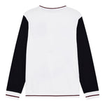 Guess Felpa Bicolore con Stampa Bianco per Neonato N5YQ07K8VA4 BIANCO GUESS 